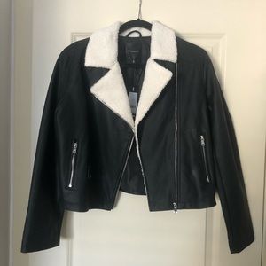 Medium Dynamite Faux Leather Jacket- Never Worn